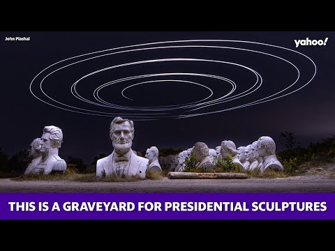 Virginia is home to an eerie graveyard of decaying presidential
sculptures