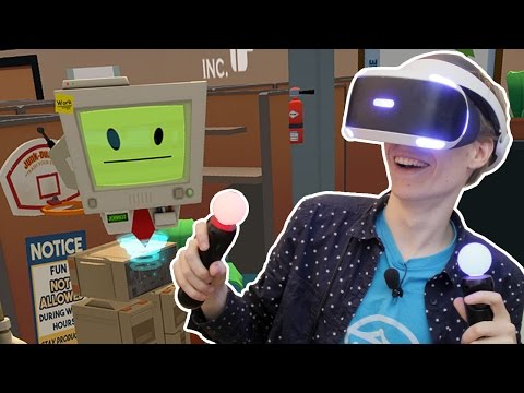 OFFICE WORKER WITH THE PSVR! | Job Simulator (Playstation VR Gameplay) - UCrJ6nAyzf6TXQHZegblxfmg