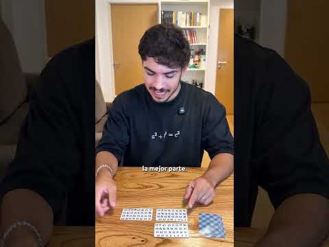 Cómo adivinar la EDAD de alguien 🤓☝🏼   #matematica #acertijo #edad #cartas #truco #magia