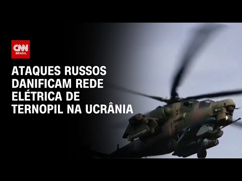 ​Ataques russos danificam rede elétrica de Ternopil na Ucrânia | CNN NOVO DIA