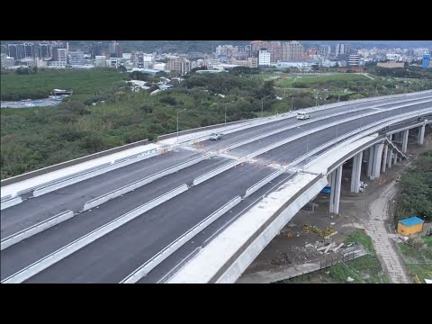 2026.03.04  淡江大橋工程 八里端  各區最新進度概況 空拍直播