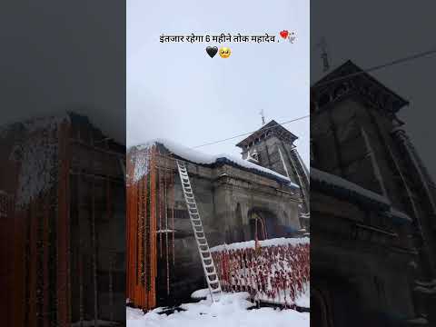 इंतजार रहेगा मेरे महादेव आपका 6 महीने तक #shorts #kedarnath #baba #bholenath #shivshankar
