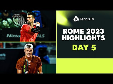 Djokovic Takes On Dimitrov; Rune & Fognini Clash | Rome 2023 Highlights Day 5