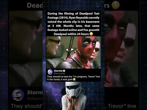 During the filming of Deadpool Test Footage (2014) Ryan Reynolds leaked the clip that started it all