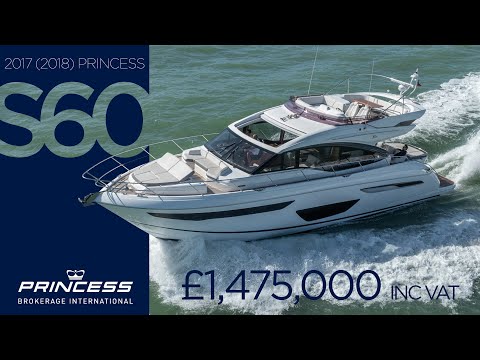 2017 (Commissioned 2018) Princess S60 **FOR SALE** in Vilamoura,
Portugal