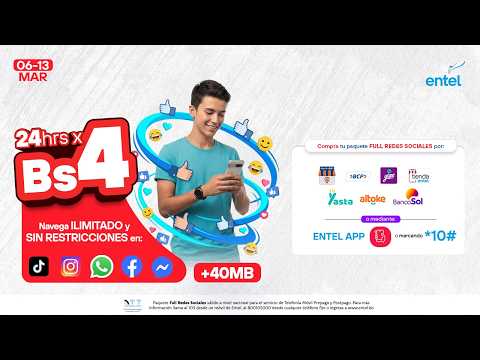 Full Redes por Bs 4: conexión para todo tu día 📲