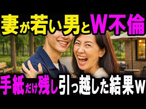 妻｢な、何よこの手紙…復讐予告…？｣W不倫発覚し帰宅すると家がもぬけの殻になっていた妻は恐怖に震え出した…【スカッと】