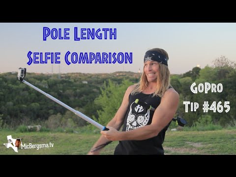 Pole Length Selfie Comparison on Evo / Reach Poles - GoPro Tip #465 - UCTs-d2DgyuJVRICivxe2Ktg