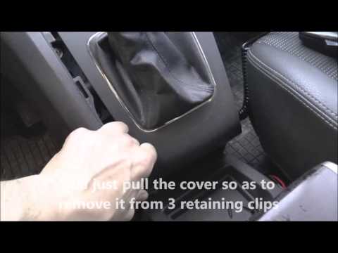 How to replace the gear knob on an Opel Zafira - Vauxhall Zafira (MK 2,  A05, Zafira B)