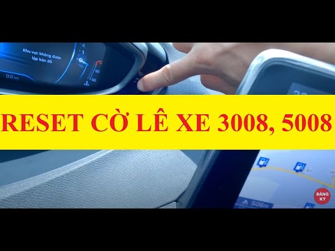 Comment réinitialiser le témoin de service sur la Peugeot 3008