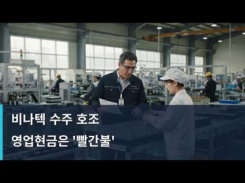 비나텍, 대규모 수주 지속에도 영업현금 '빨간불'…전환사채 의존 심화 주목