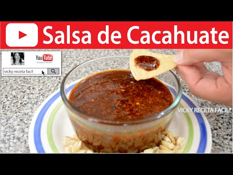 SALSA DE CACAHUATE | Vicky Receta Facil - UCewhO42h_TIKZdntpI-v39g