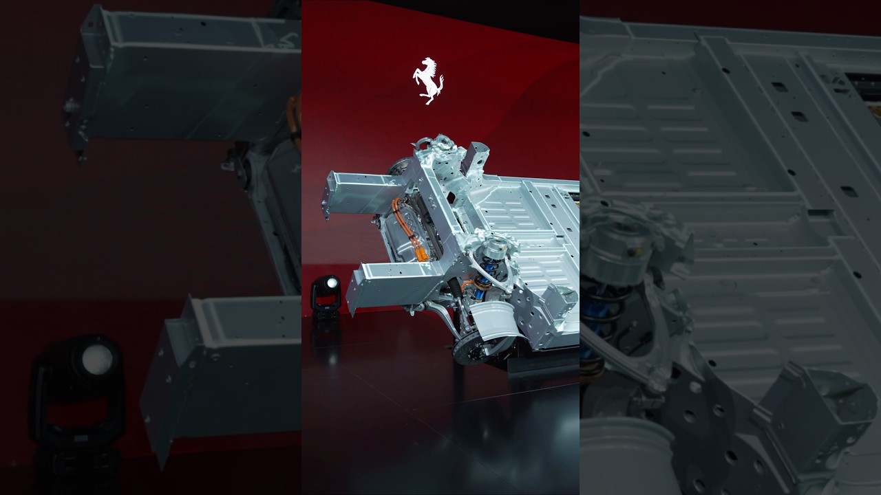 El primer Ferrari Eléctrico está AL CAER! #ferrari #ferrarielettrica #coches #motor