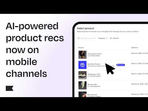 Increase Conversions with AI Product Recommendations on Mobile Channels