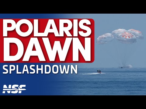 SpaceX Dragon Deorbit and Splashdown of Polaris Dawn