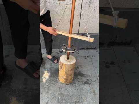 100,000 Year-old method of lighting fire #shorts