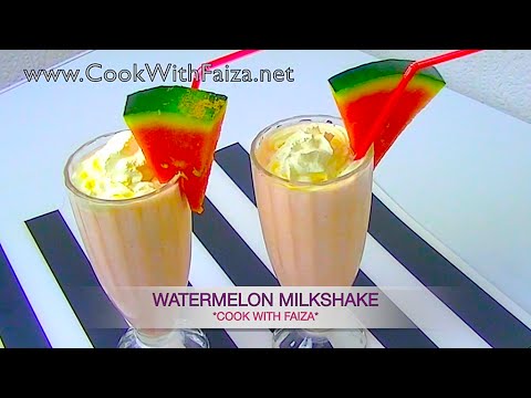 WATERMELON MILKSHAKE - تربوز کا ملکشیک - तरबूज का मलकशियक - UCR9WXUxcp0bR9OWi5ersIHw