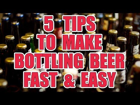 5 TIPS to make BOTTLING your BEER FAST & EASY! - Home Brew!