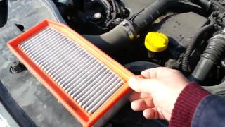 Sostituzione filtro aria Dacia Duster