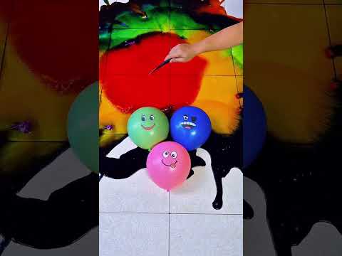 Compilation Popping Emoji and Small Water Color Balloon Part 99 Amazing Satisfying