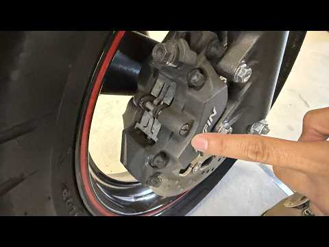 誰でも出来る！バイクのブレーキパッド点検