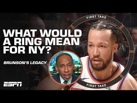 Stephen A. MAKES THE CASE for Jalen Brunson's stock if his Knicks win it ALL 📈 | First Take