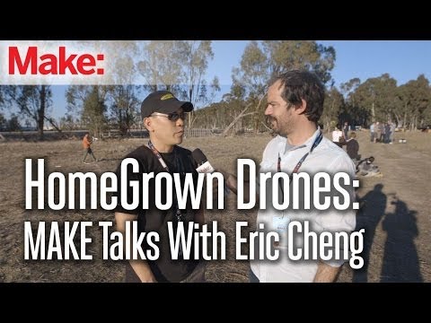 Homegrown Drones: MAKE talks with Eric Cheng - UChtY6O8Ahw2cz05PS2GhUbg