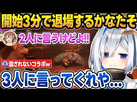 5年目なのに即退場してコラボに参加できず蚊帳の外にされるかなたそ【さくらみこ/天音かなた/戌神ころね/白上フブキ/ホロライブ/切り抜き】