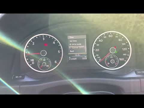 How To Set The Clock On The Volkswagen Tiguan Volkswagen Tiguan