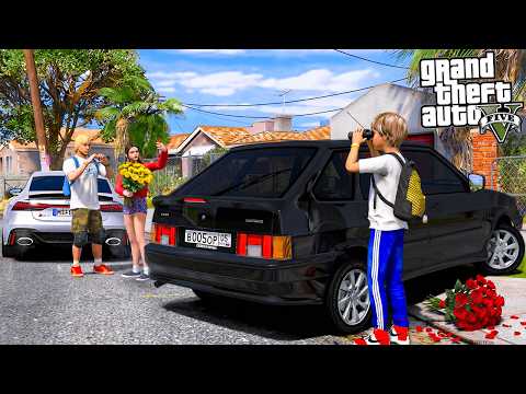 ОПЕРСКАЯ ЕЗДА В GTA 5 - МОЯ ДЕВУШКА ИЗМЕНЯЕТ МНЕ С МАЖОРОМ НА AUDI RS7! ДРАКА НА ДОРОГЕ! 🌊ВОТЕР