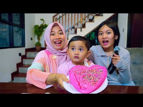 AZAM BIKIN COKLAT PINK BESAR 😱 BUAT KAKA YANG LAGI DANCE