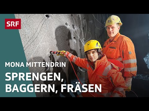 Auf der Gotthard-Baustelle – Knochenjob im Tunnel | Mona mittendrin 2025 | SRF