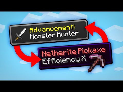 Minecraft, But Advancements Give OP Items...