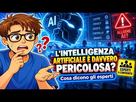 L'INTELLIGENZA ARTIFICIALE è davvero PERICOLOSA? Cosa dicono gli esperti e cosa rischiamo davvero