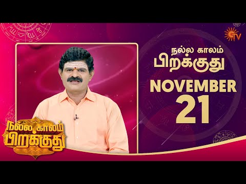 இன்றைய ராசி பலன் | நல்ல காலம் பிறக்குது | 21 Nov 2024 | Sun TV