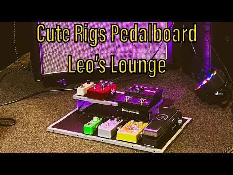 Custom Cute Rigs Pedalboard for Leo's Lounge