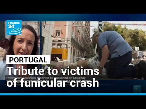 Mourners pay tribute to victims of deadly Lisbon funicular crash • FRANCE 24 English