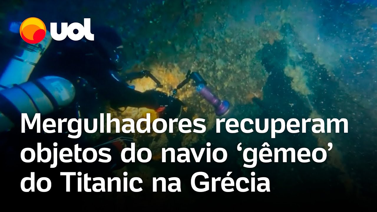 ‘Irmão do Titanic’: mergulhadores recuperam peças de navio-hospital que afundou na 1ª Guerra