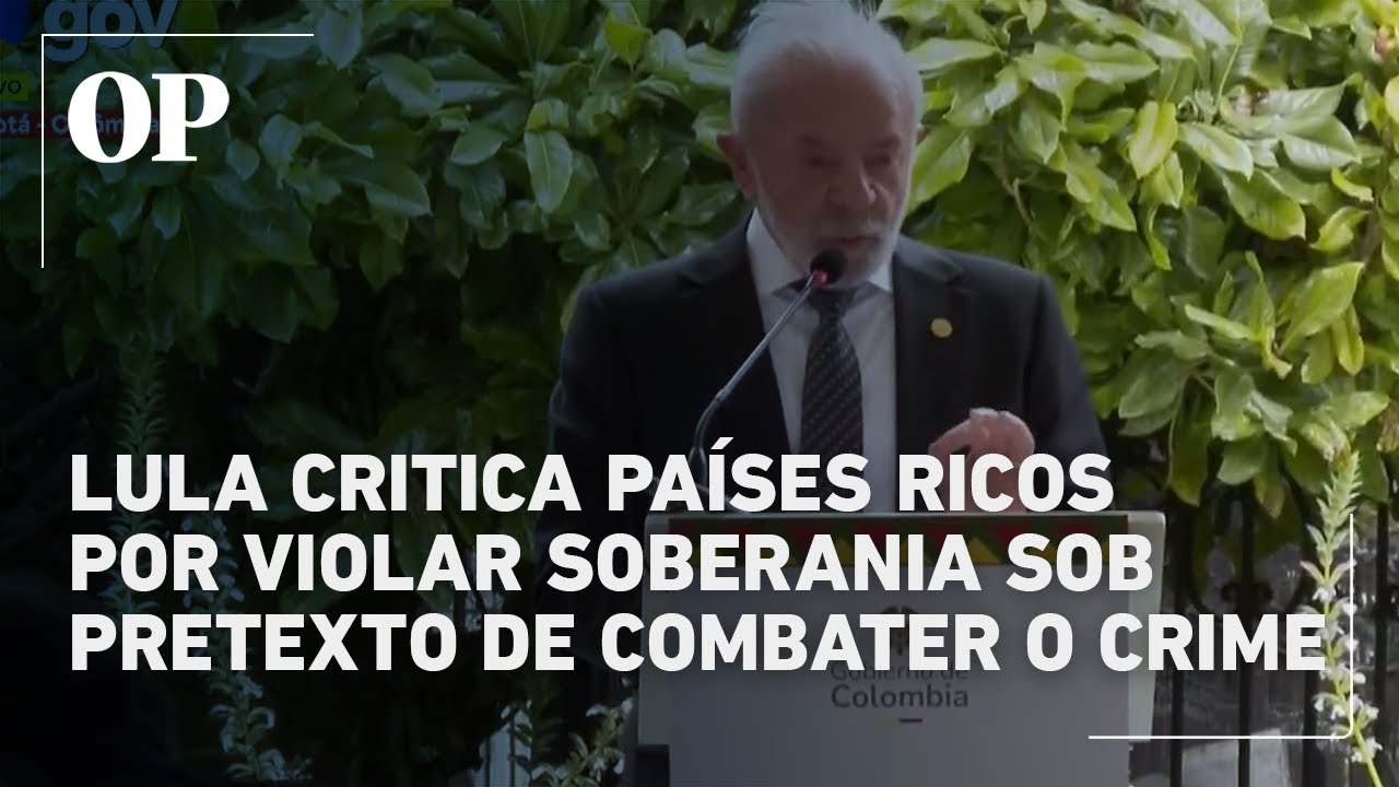Lula critica países ricos por usar segurança e crime como pretexto para violar soberania