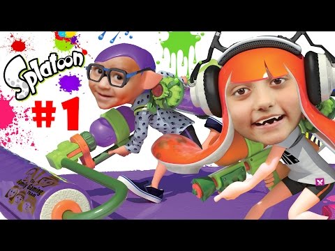 Lets Play SPLATOON Part 1: We Are So Not Fresh Yet!  Lair of the Octoballs Gameplay #cuttlefish - UCC-RHF_77zQdKcA75hr5oTQ