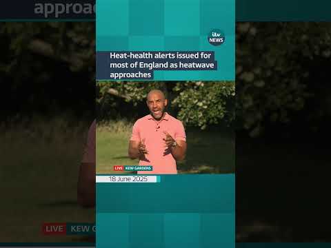 Heat-health alerts issued for most of England as heatwave approaches | ITV News