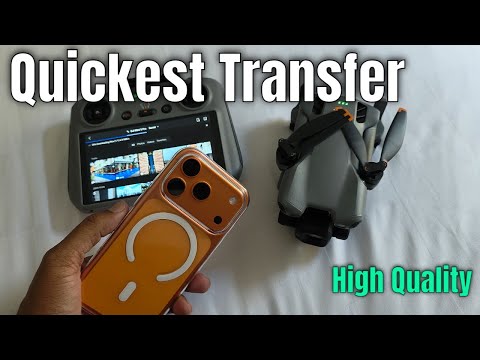 How to transfer fiile Dji Mini 5 Pro to iphone or Android (Exact Way)