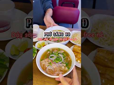 Dậy sớm ăn PHỐ SÁNG fr.ee nè mấy bạn Q.3 ơii #kyn99er #atisphodalat #phosangatispho #phohongdalat