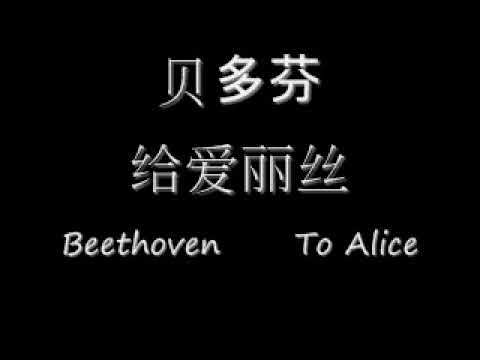 贝多芬 给爱丽丝 Beethoven FurElise