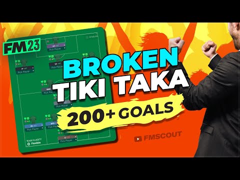 The PERFECT Tika Taka 4-2-3-1 Scores 200+ Goals | FM23 Best Tactics