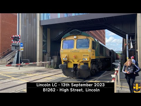 Lincoln High Street Level Crossing (13/09/2023)