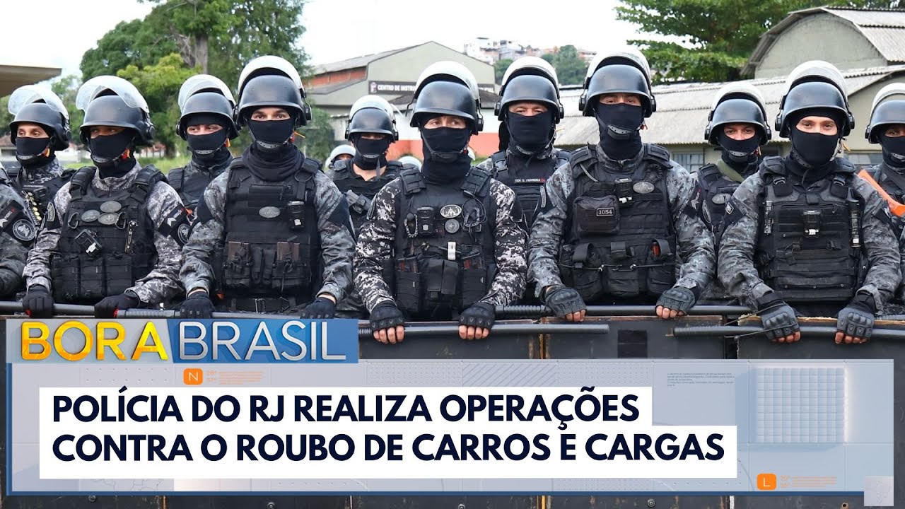 Polícia do RJ realiza operações em combate ao roubo de carros e cargas