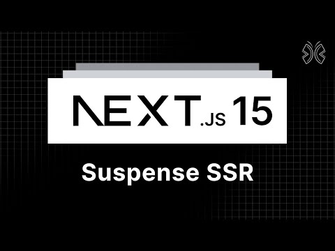 Next.js 15 Tutorial - 50 - Suspense SSR