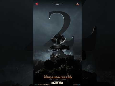 2️⃣ DAYS TO GO for #Nagabandham to experience many more breath-taking moments on big screen ❤️‍🔥