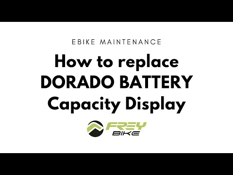 How to replace/change the DORADO BATTERY Capacity Display? | Frey Bike